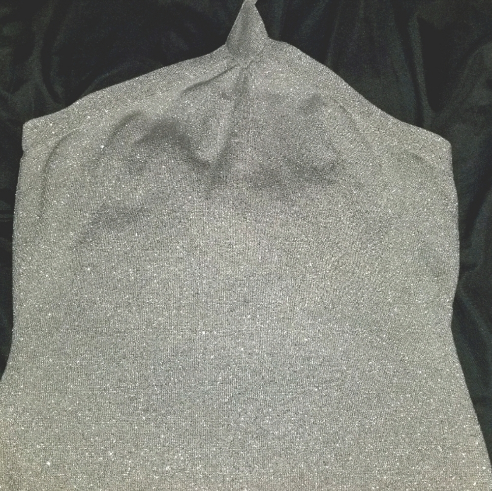 EXPRESS SHIRT Stretchy Halter Top New